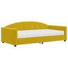 vidaXL Sof&aacute;-cama com colch&atilde;o 100x200 cm veludo amarelo