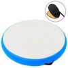 vidaXL Tapete de gin&aacute;stica insufl&aacute;vel com bomba 100x100x10 cm PVC azul