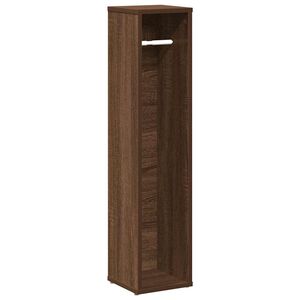 vidaXL Arm&aacute;rio de banheiro com porta-papel higi&ecirc;nico, cor carvalho marrom, 20,5 x 20 x 90 cm