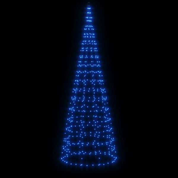 vidaXL &Aacute;rvore de Natal LED no mastro 550 LEDs Azul 300 cm