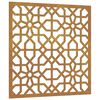 vidaXL Decora&ccedil;&atilde;o p/ muro de jardim 55x55 cm a&ccedil;o corten design &aacute;rabe