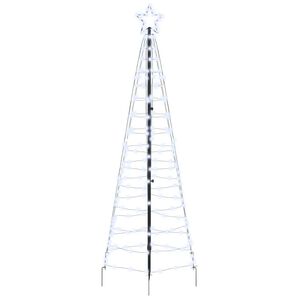 vidaXL &Aacute;rvore de Natal LED com Estacas para o Solo Branco frio 250 cm