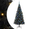 vidaXL &Aacute;rvore de Natal Preto 180 cm PVC
