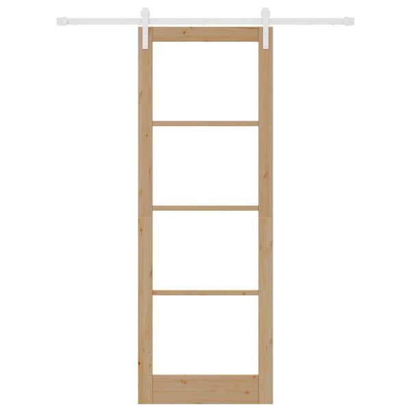 vidaXL Porta Deslizante ORKDAL Natural 83 x 232 cm