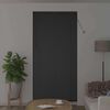 vidaXL Persianas venecianas com cortinas Preto 220 x 105 cm Alum&iacute;nio
