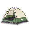vidaXL Tenda de campismo cabana para 4 pessoas liberta&ccedil;&atilde;o r&aacute;pida verde