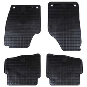 vidaXL Tapete de carro 4 pcs Preto compat&iacute;vel com VW POLO 10 / 01-09 NS