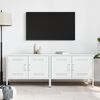 vidaXL M&oacute;veis de TV 2 pcs 68x39x50,5 cm a&ccedil;o branco