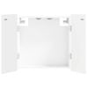 vidaXL Arm&aacute;rio para Dartboard ZWOLLE Branco 52,5 x 10,5 x 57,5 cm