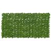vidaXL Tela de Varanda com Folhas Retangular 200 x 100 cm