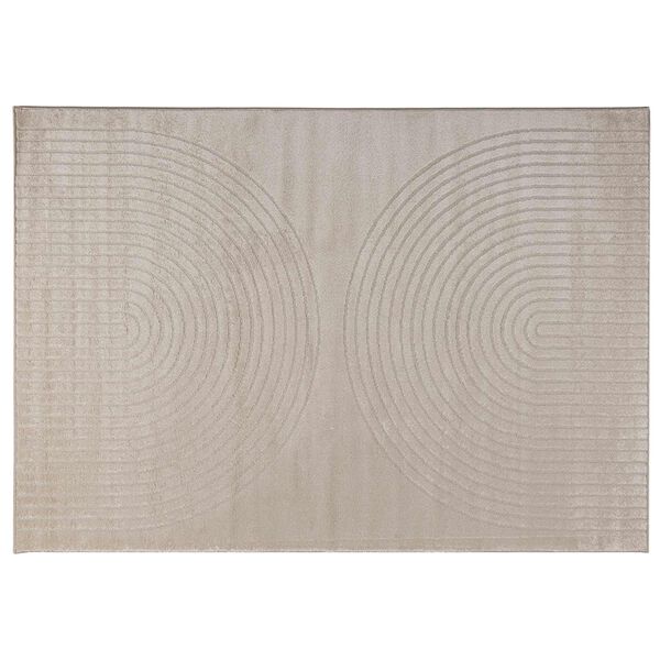 vidaXL Tapetes de &aacute;rea Retangular HUARTE Bege 200 x 140 cm Poli&eacute;ster
