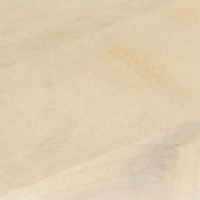vidaXL Mesa de centro 68x68x30 cm madeira de mangueira maciça branco