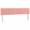vidaXL Cama boxspring com colch&atilde;o 120x190 cm veludo rosa