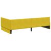 vidaXL Estrutura de Cama de Canto com cabeceira Amarelo 80 cm x 200 cm