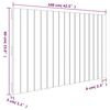 vidaXL Cabeceira de parede 108x3x60 cm pinho maci&ccedil;o castanho-mel