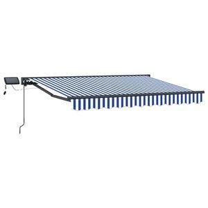 vidaXL Estrutura de Toldo Manual com LEDs 3,5 x 2 m