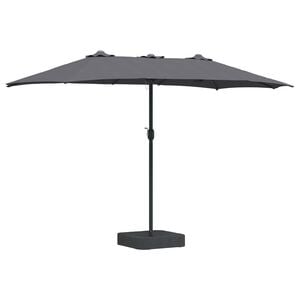 vidaXL Guarda-sol de Jardim Antracite 385 x 209 x 244 cm Poli&eacute;ster
