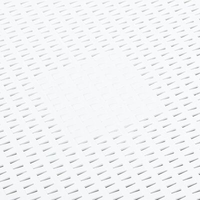 vidaXL Mesa de apoio 54x54x36,5 cm plástico branco