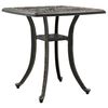 vidaXL Mesa de jardim 53x53x53 cm alum&iacute;nio fundido bronze