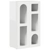vidaXL Buffet ELST Branco Brilhante 59 x 35 x 100,5 cm