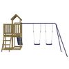 vidaXL Conjunto de brincar para exterior madeira de pinho impregnada