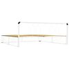 vidaXL Estrutura de cama 180x200 cm metal branco