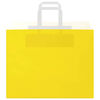 vidaXL Sacos de papel 250 unid com al&ccedil;as amarelo 32x22x24 cm