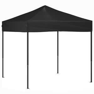 vidaXL Tenda para festas dobr&aacute;vel 2x2 m preto
