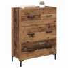 vidaXL Buffet com gaveta Madeira Antiga 69,5 x 34 x 90 cm
