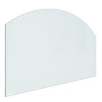 vidaXL Placa de vidro para lareira 80x50 cm