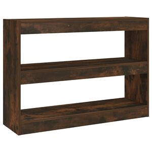vidaXL Estante/divis&oacute;ria 100x30x72 cm cor carvalho fumado