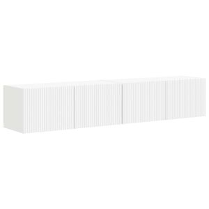 vidaXL Arm&aacute;rio de TV de Parede 2 pcs Branco 78,5 x 31 x 29,5 cm