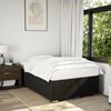 vidaXL Cama boxspring com colch&atilde;o 120x190 cm tecido preto