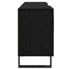 vidaXL Gabinete para TV Carvalho Preto 150 x 30 x 50 cm