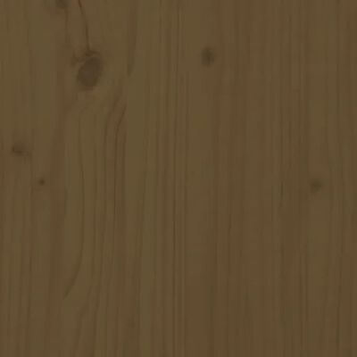 vidaXL Mesa consola 76,5x40x75 cm madeira de pinho maciça castanho mel