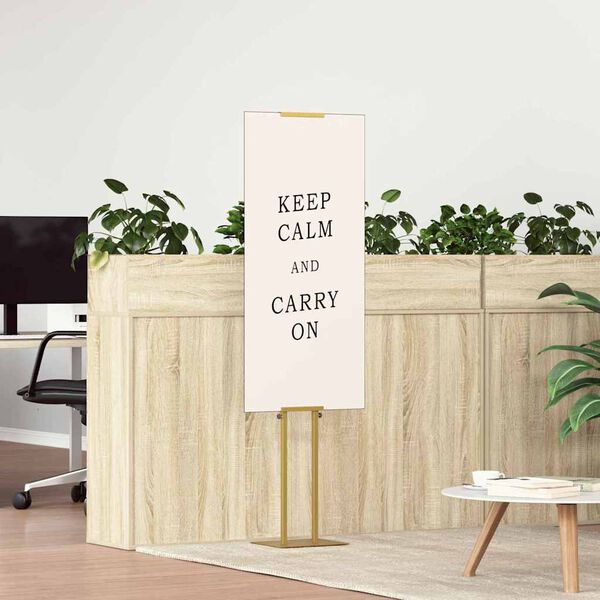 vidaXL Displays de Feira Ouro 30 x 24 x 214 cm A&ccedil;o