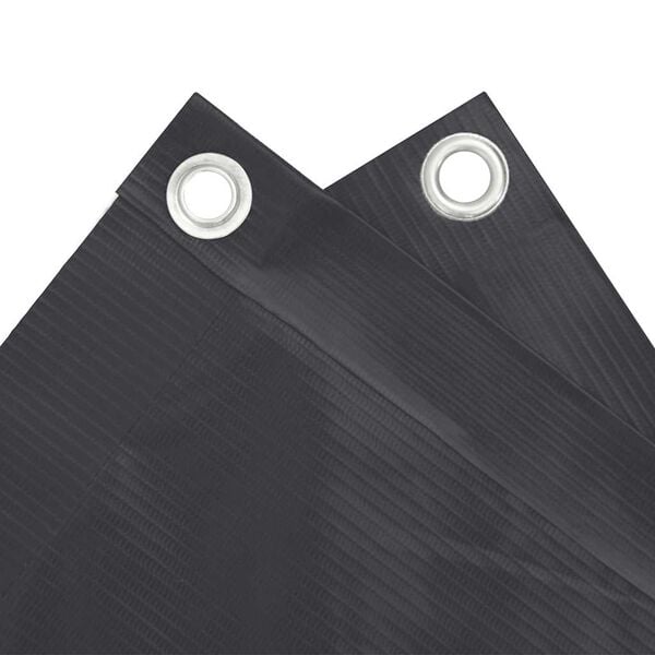 vidaXL Tela de privacidade para varanda 400x120 cm PVC antracite