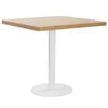 vidaXL Mesa bistr&ocirc; 80x80 cm MDF castanho-claro