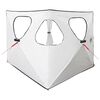 vidaXL Barraca de Ca&ccedil;a com telhado Branco Blackout 145 x 145 x 150 cm