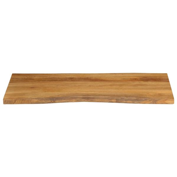 vidaXL Tampo de mesa c/ borda viva 110x60x3,8 cm mangueira maci&ccedil;a