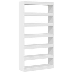 vidaXL Gabinete de Livros Branco 100 x 30 x 198 cm Madeira processada