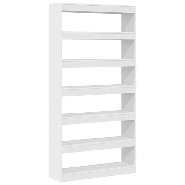 vidaXL Gabinete de Livros Branco 100 x 30 x 198 cm Madeira processada