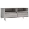 vidaXL M&oacute;vel de TV 100x34,5x44,5 cm derivados madeira cinzento sonoma