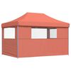 vidaXL Tenda de Festa Terracota 279 x 410 x 315 cm Tecido Oxford
