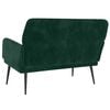 vidaXL Banco 108x79x79 cm veludo verde-escuro