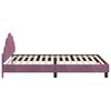 vidaXL Estrutura de Cama Infantil com Cabeceira Roxo 80 x 200 cm