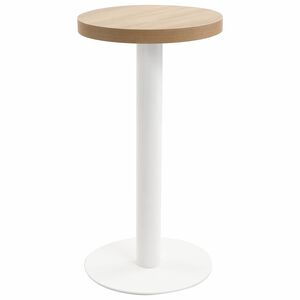 vidaXL Mesa bistr&ocirc; 40 cm MDF castanho-claro