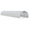 vidaXL Galinheiro Prateado 800 x 150 x 100 cm A&ccedil;o Galvanizado
