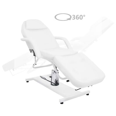 vidaXL Mesa de massagens 180x62x (87-112) cm branco