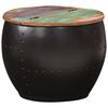vidaXL Mesa de centro 53x43 cm madeira recuperada maci&ccedil;a